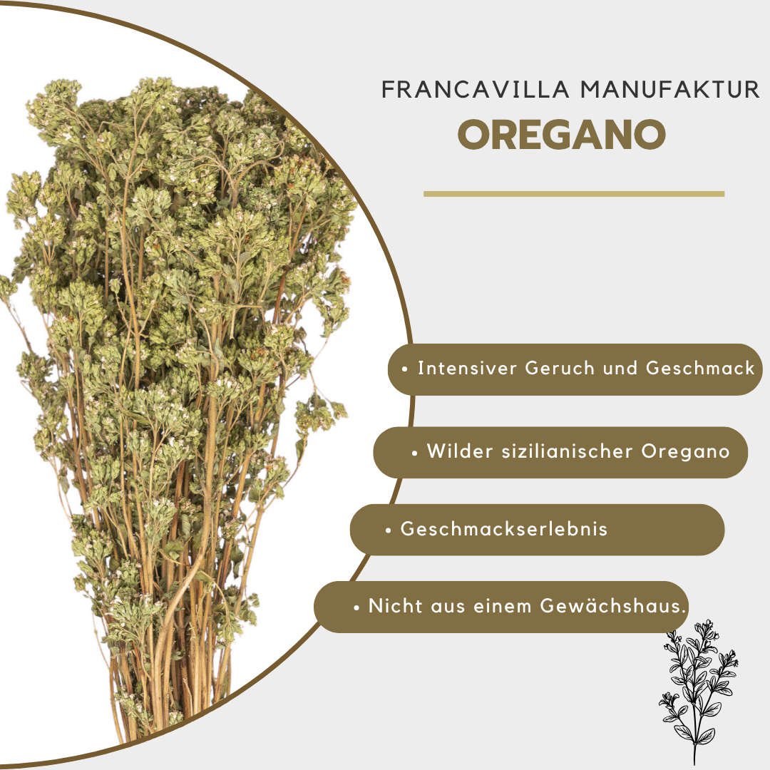 Reiner Getrockneter Oregano aus Sizilien