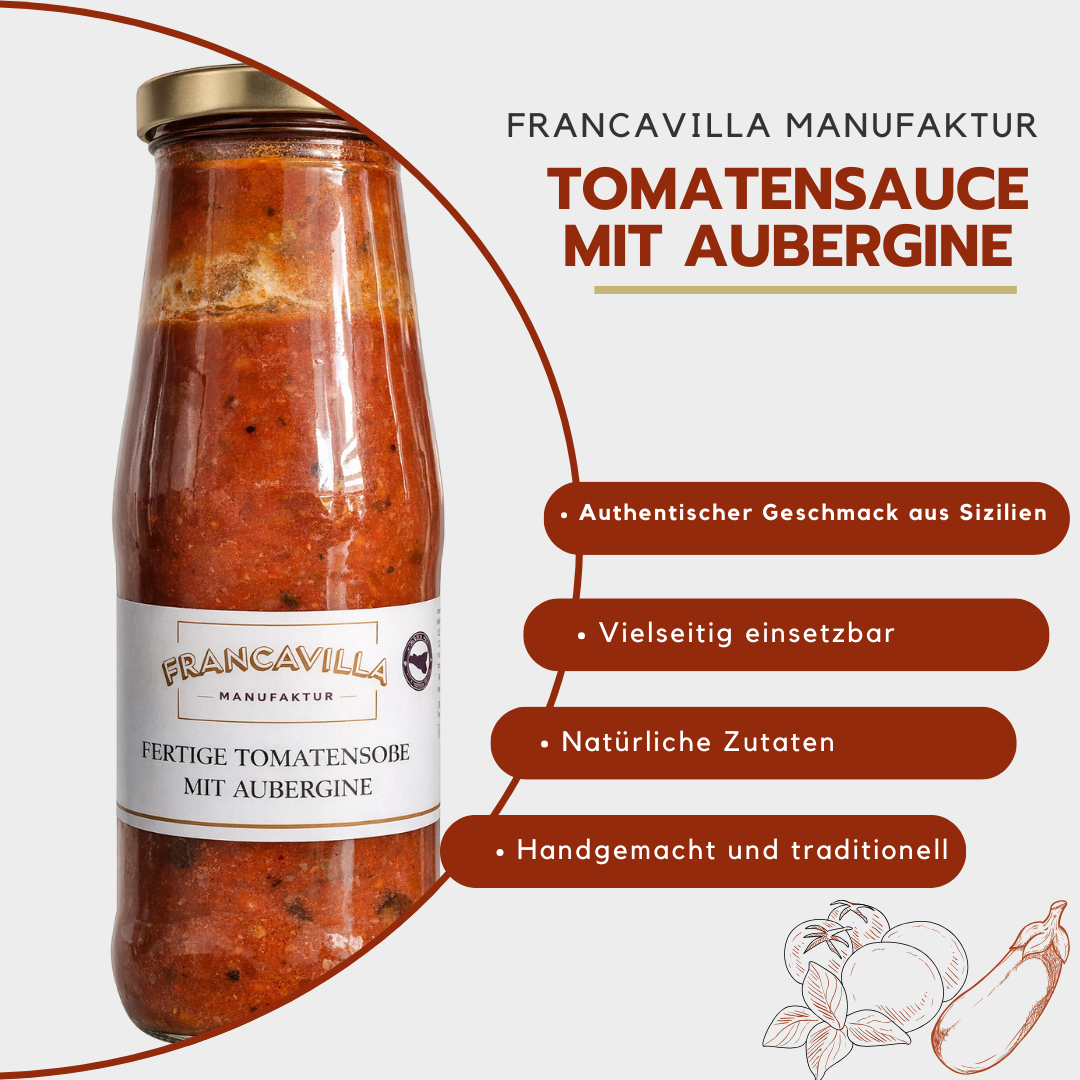 Tomatensoße mit Aubergine