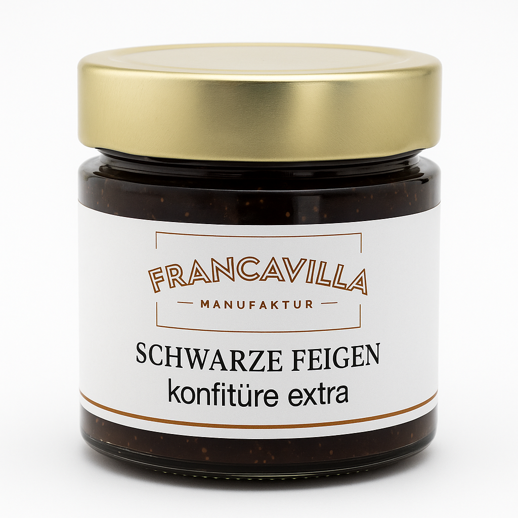 Schwarze Feigen Konfitüre extra – Francavilla Manufaktur
