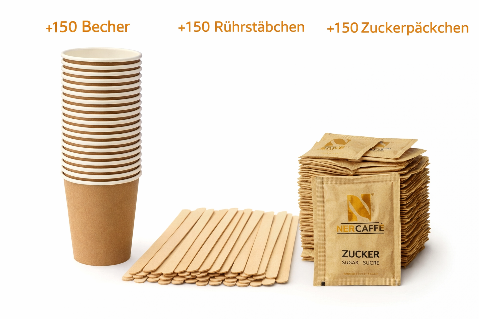 NER CAFFÈ Zubehörset für Espresso | 150 Teile