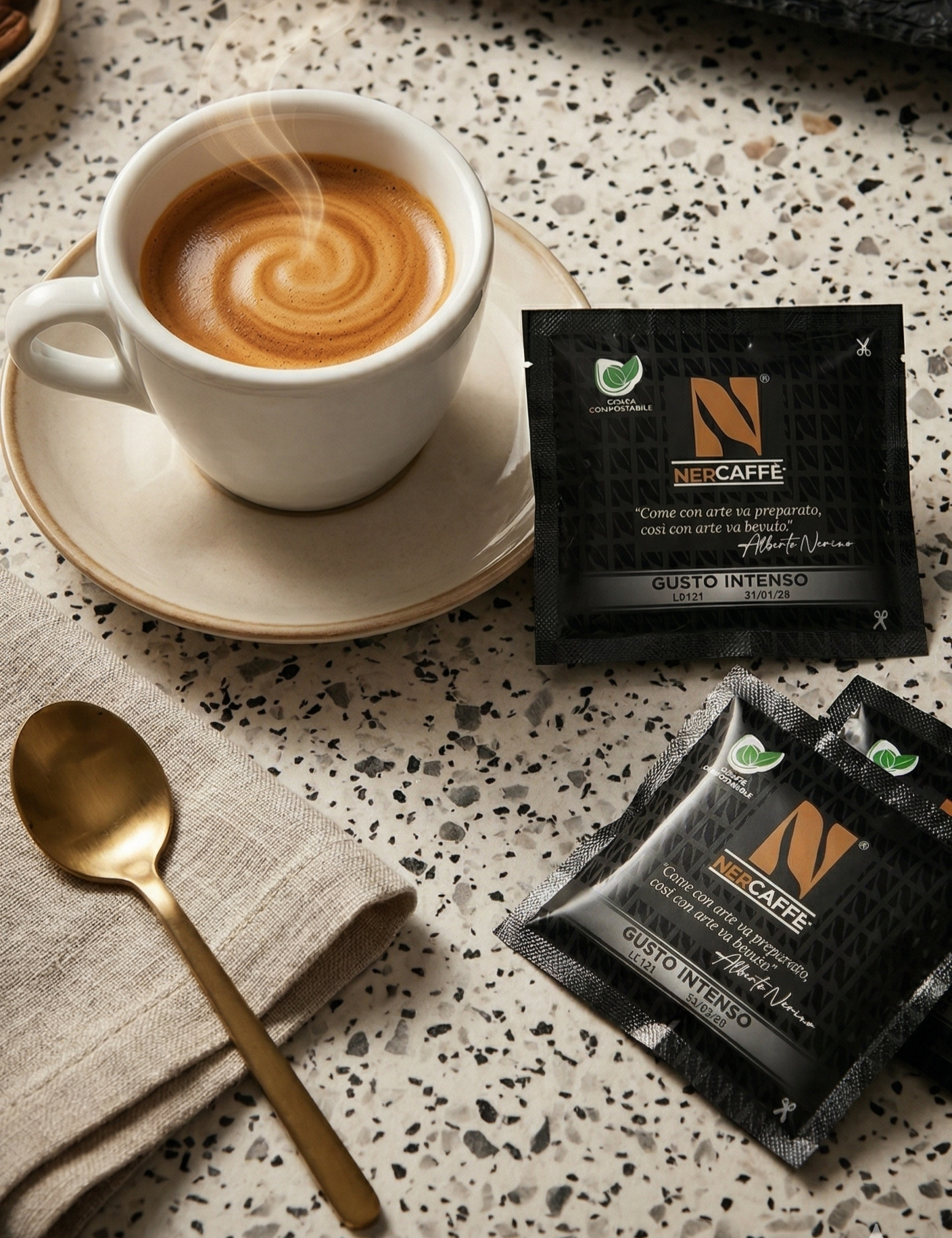 Italienischer Kaffee Intenso – 50 Cialde / ESE Pads | NER CAFFÈ