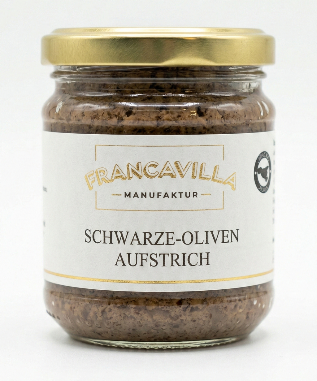 Schwarzer Olivenaufstrich – 180 g