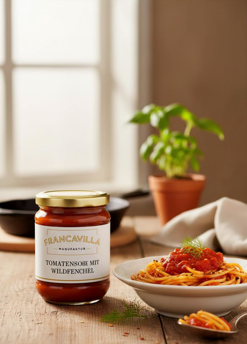 Tomatensoße mit Wildfenchel