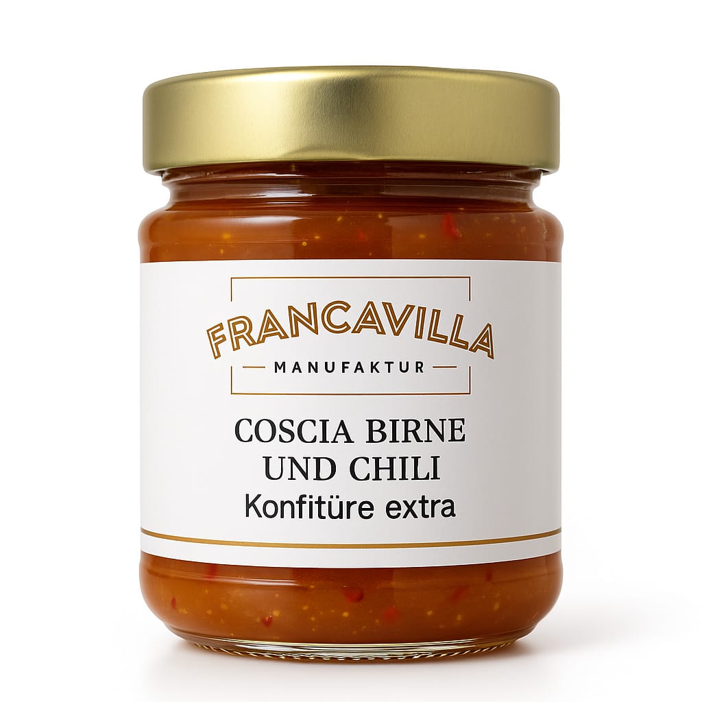 Coscia-Birnen & Chili Konfitüre