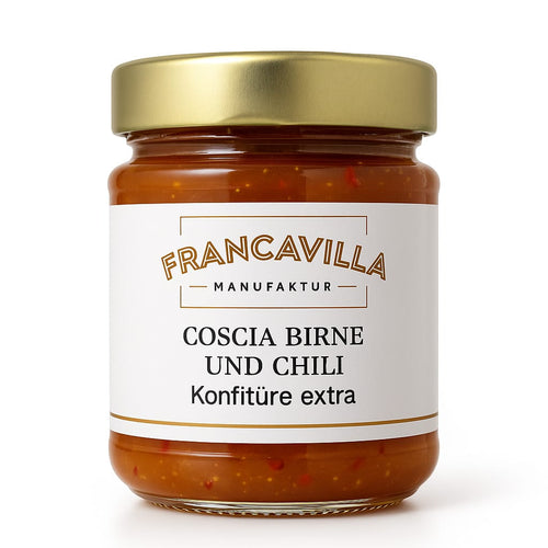 Coscia-Birnen & Chili Konfitüre