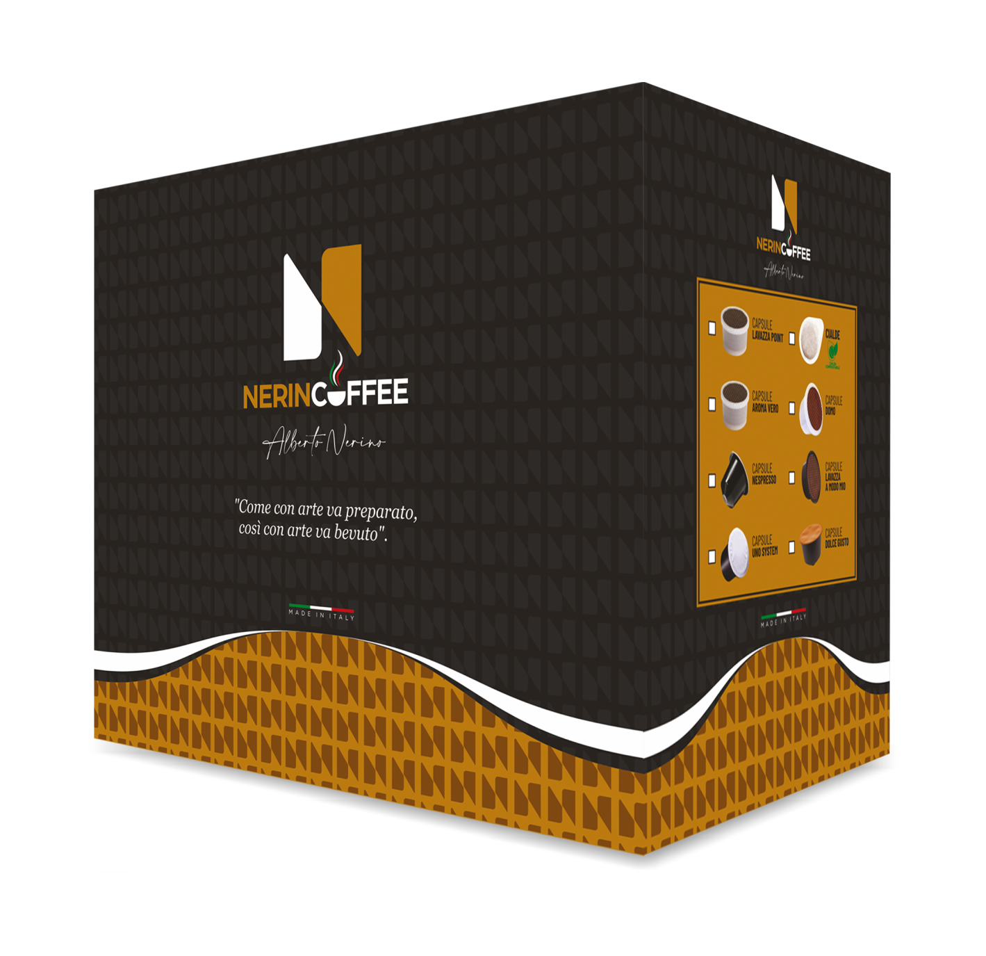 Italienischer Kaffee Intenso 100-150 Kapseln | Nerin Caffee